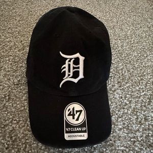 Detroit tigers hat 47 clean up strap back